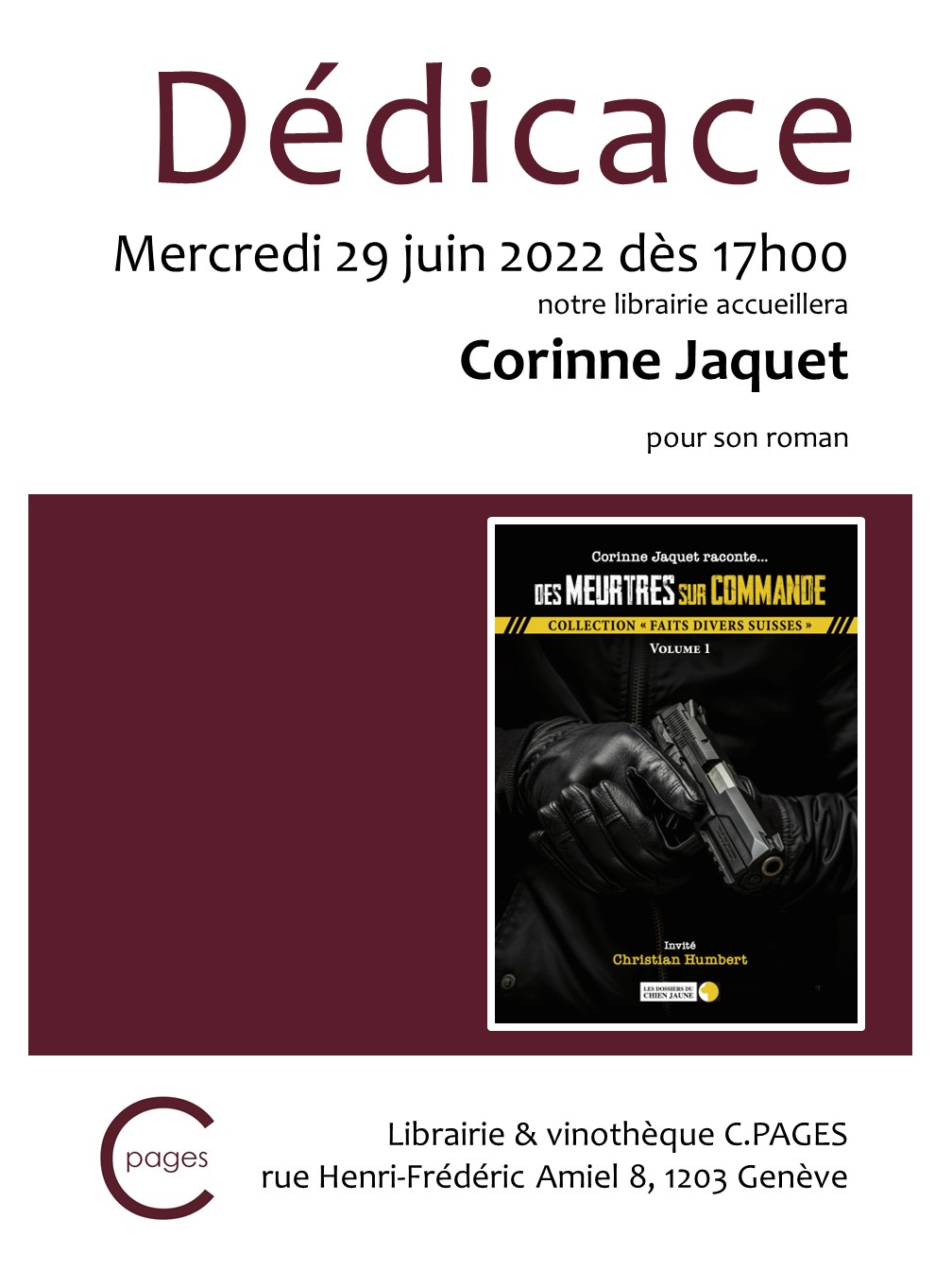 Flyer Corinne Jaquet